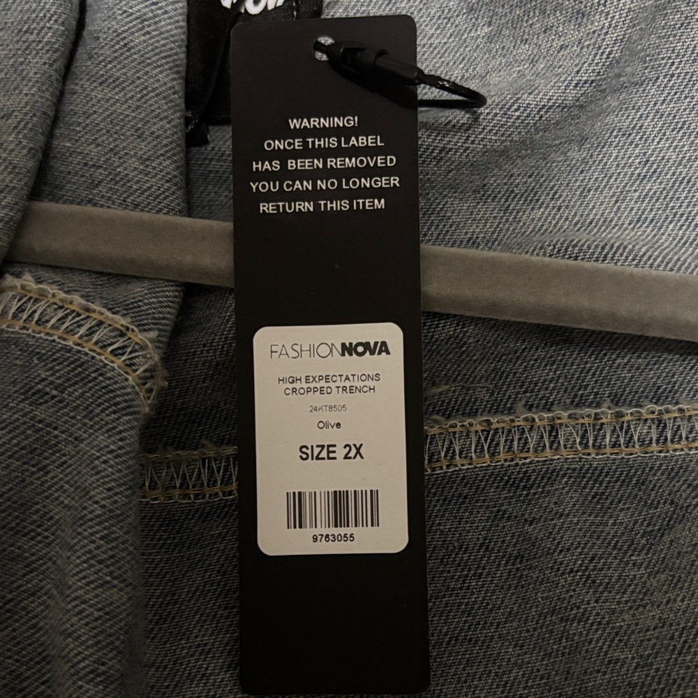 Fashion Nova Light Blue Denim Jacket